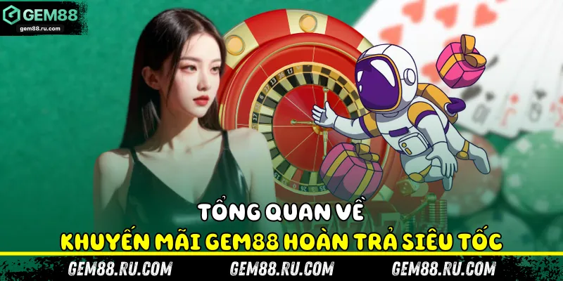 Tổng quan về khuyến mãi Gem88 hoàn trả siêu tốc
